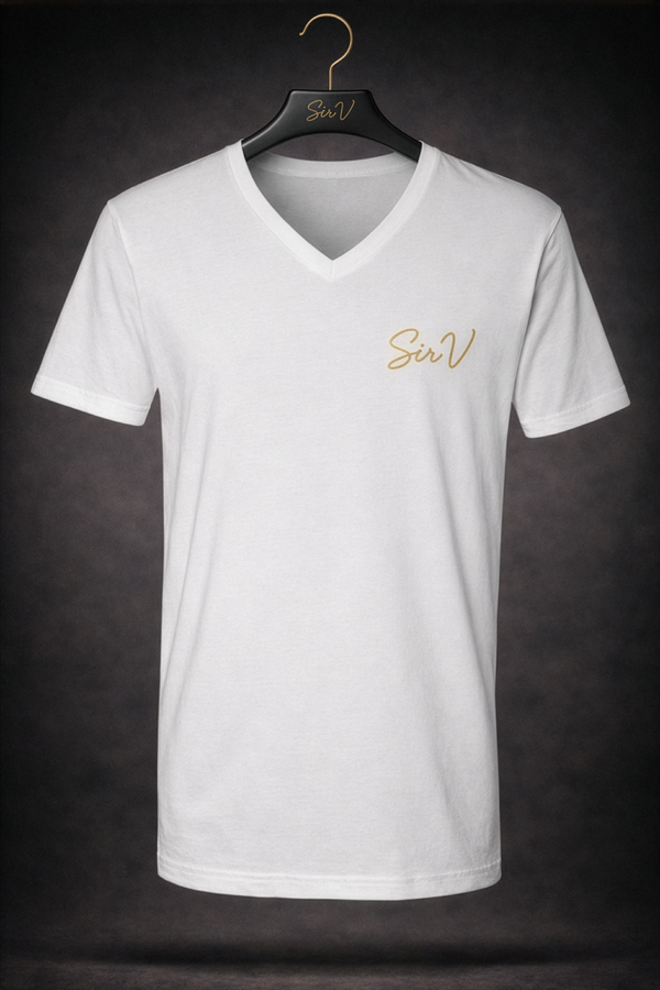 The Foundation I Cotton Short Sleeve V